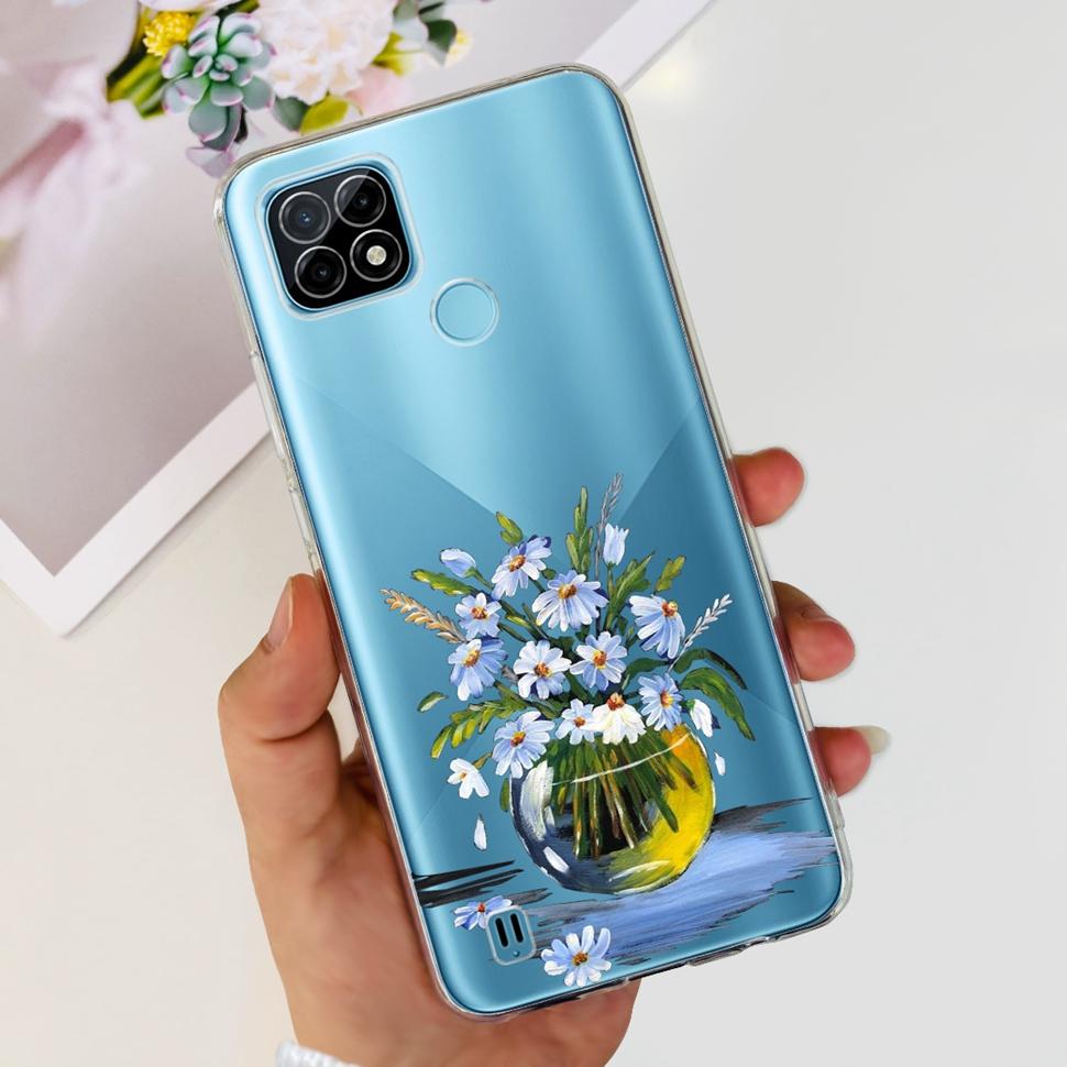 For Realme C21Y Case RMX3261  RMX3263 Cute Cartoon Cover Soft Silicone Phone Case For Realme C 21Y C21Y Bumper