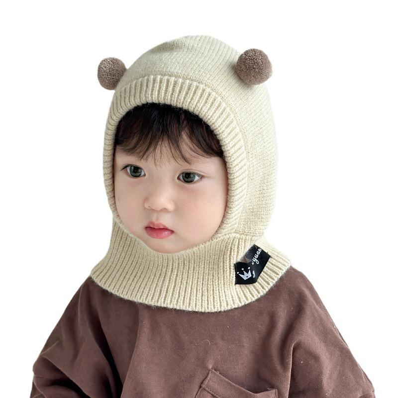 Children's Winter Hat & Scarf Set – Windproof, Ear Protection, Warm for Boys & Girls