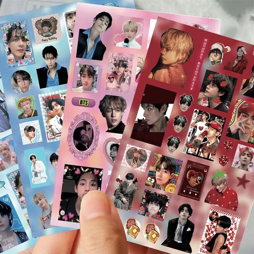 BTS Stickers,Stickers for Laptop Journal Skateboard Guitar Luggage