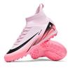 Ronaldo Gold-plated Seamless Fly-woven Football Shoes, Youth Spikes, Artificial Grass Game Training Shoes