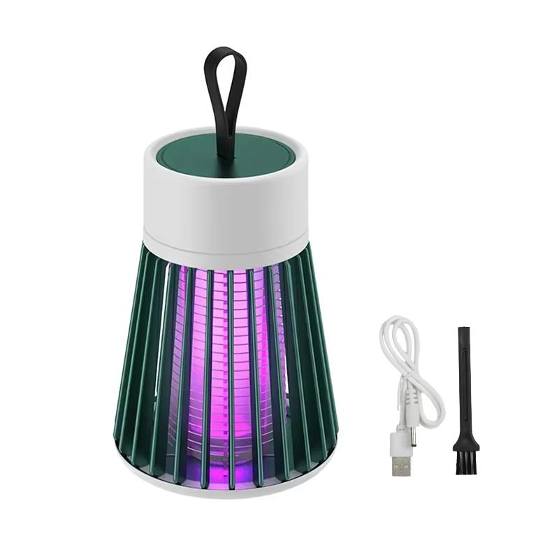 2-in-1 Electric Mosquito Killer Lamp USB LED Insect Trap Portable Bug Zapper for Bedroom Outdoor Camping Wasp Mosquito Control