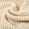 Winter Warm Faux Fur Collar Knitted Tassel Plush Wraps Scarf Womens Knitting Shawl