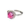 Gesi En Rose Cut Fairy Diamond Iridescent Octagonal Jewelry Set: Light Luxury Ring, Earrings, and Pendant Trio for Women.