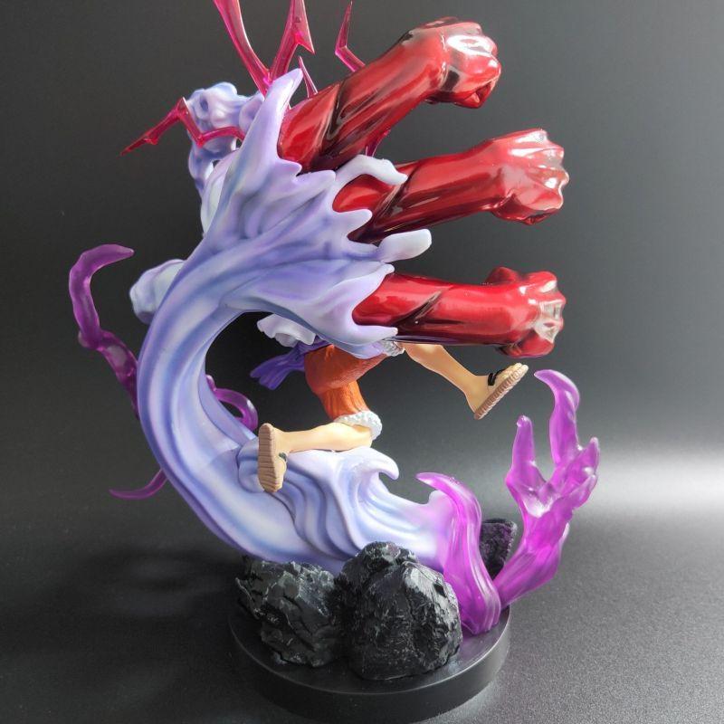 Anime One Piece Figurină Luffy Gear 5 Figurină de acțiune Zeul Soarelui Luffy Nika Figurină de acțiune din PVC Statuie Model de colecție păpușă Jucării
