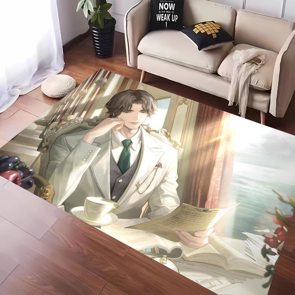 1pc Carpet Game Anime Characters Print for Home Living Room Bedroom Decor Non-slip Rug Floor MatComfortable Carpet for Fans Gift