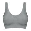 Wireless Padded Bra for Women Seamless Comfort Stretch Fabric Soft Support Vest Style Bra with Removable Pads No Underwire