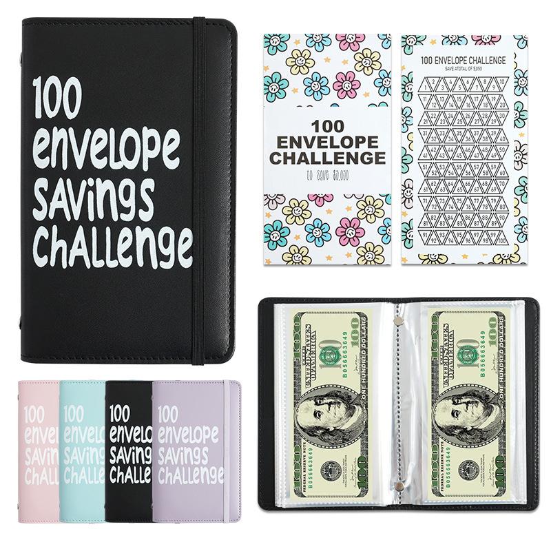 1PC100 Days Money Saving Envelope BudgetStorage Book