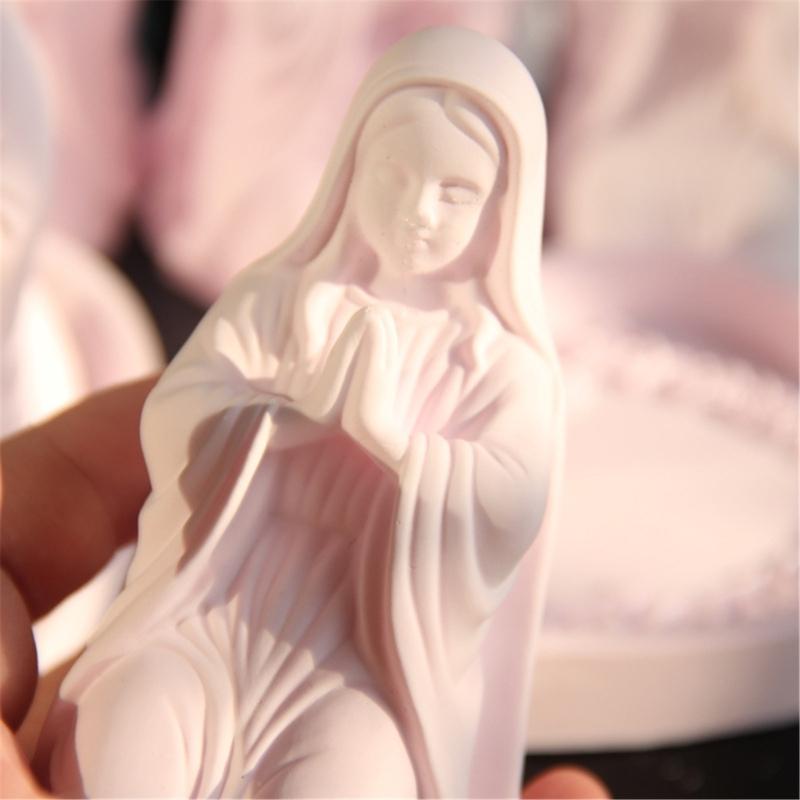 Heart Silicone Tray Mold Heat Resistant Easy Demolding Heart Plate Silicone Mould For Rosary Stand Soap Jewelry Tray