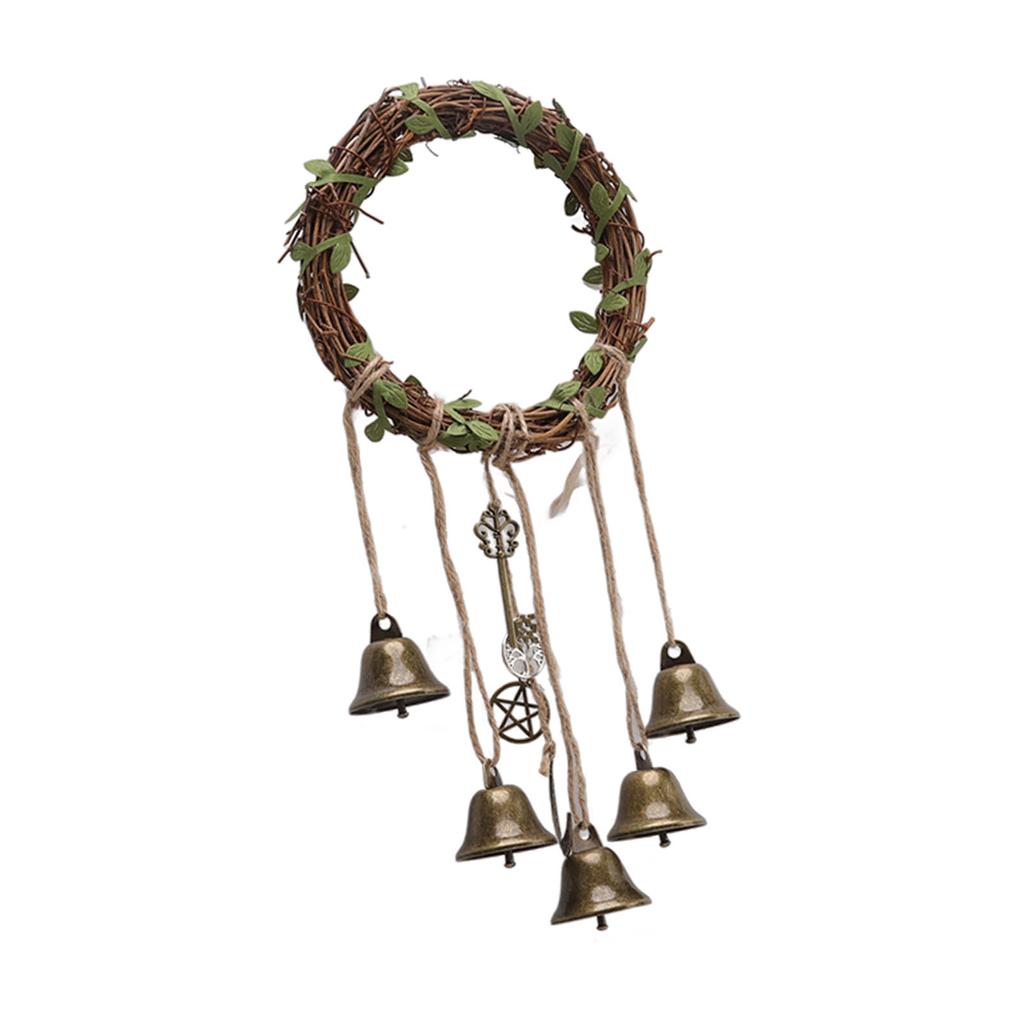 Hanging Witch     Decorative Witch Wind   with Meaningful Patterns for Door Handle