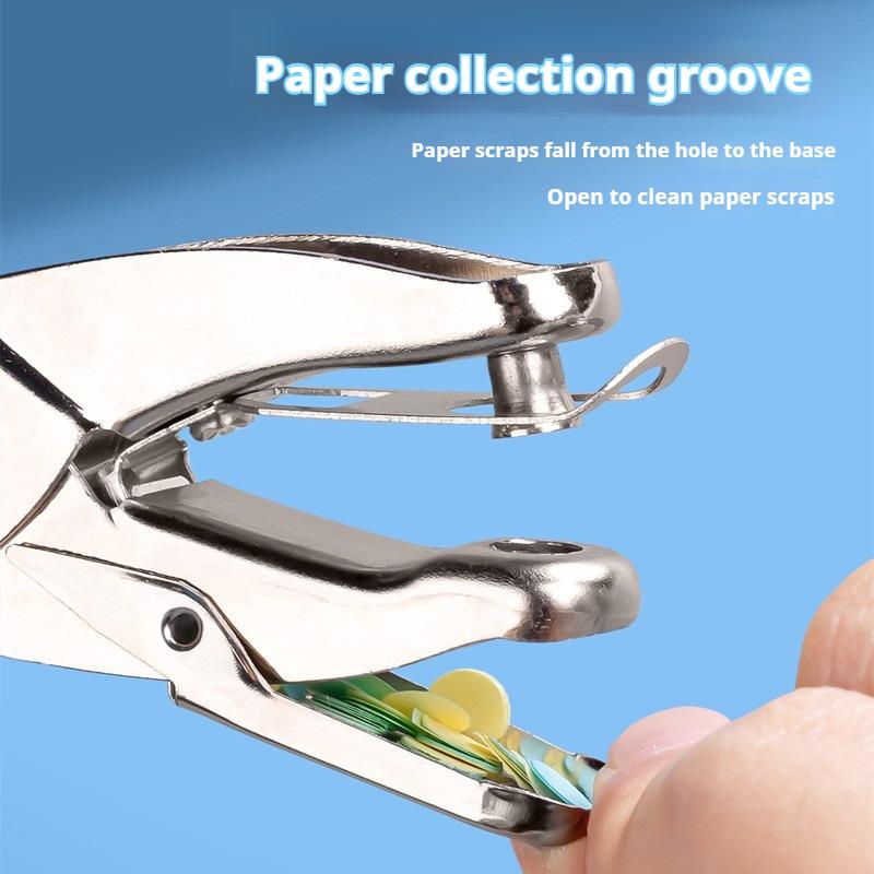 1 Pc Metal 1.5/6mm Pore Diameter Punch Pliers Single Hole Puncher Hand Paper Scrapbooking Punches 1-8 Pages Paper Hole Puncher
