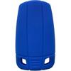 Keyless Entry Protector Remote Silicone Skin Key Fob Cover Case for BMW 1 3 5 Series BMW X5 BMW X6 BMW Z4 E90 Key Fob ( Blue)