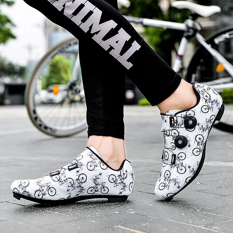 Men's Road Cycling Shoes Self-Locking SPD Mountain Bike Outdoor Racing Sports Footwear for MTB And Cycling