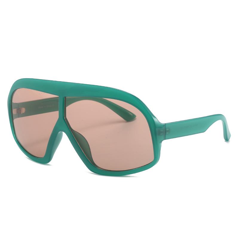 S2132 Large Frame Hip-Hop Sunglasses - European & American Style