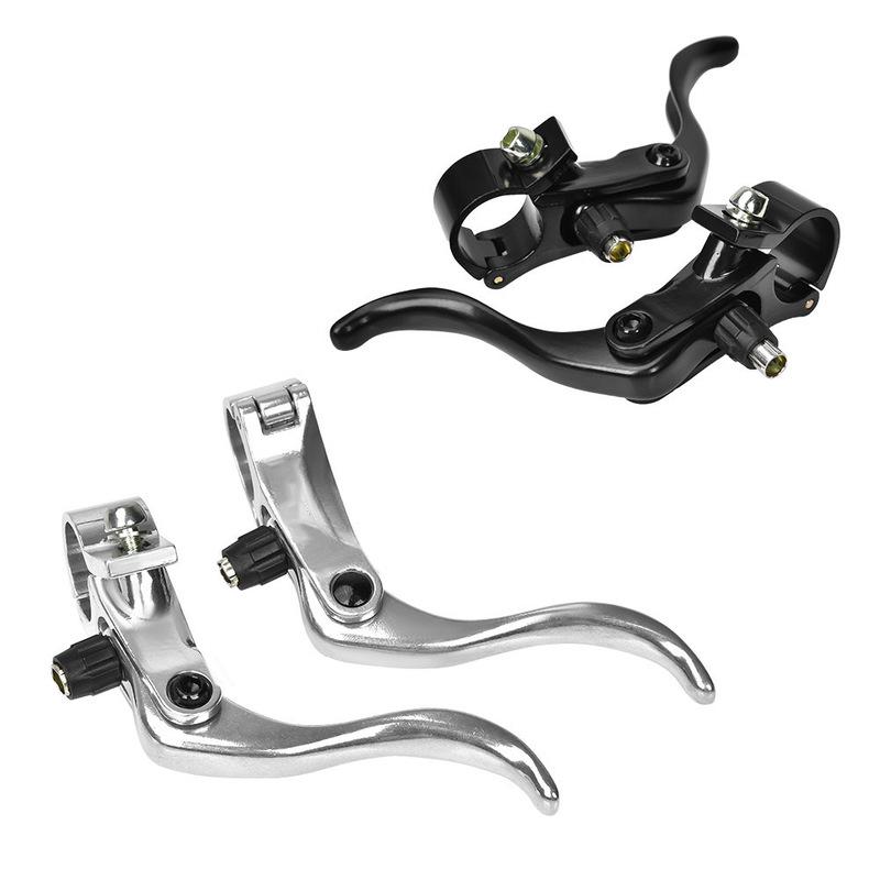 New 2Pcs Aluminum Alloy 24mm Mountain Bike Disc Brake Handle Level Cycling Accessory Bike Brake Lever Brake Accessories
