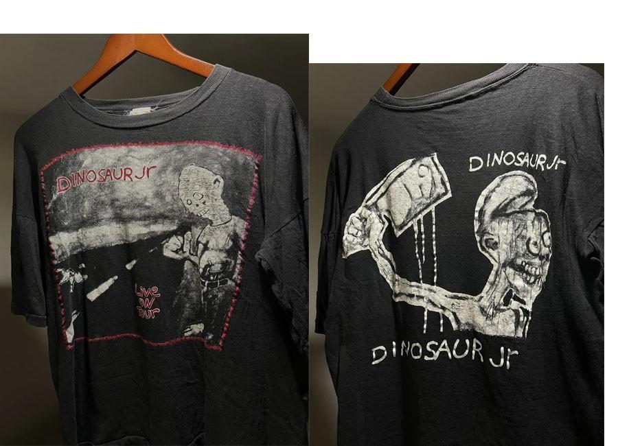 Dinosaur Jr Where you been Parking lot vtg 2 side black shirt QT5050 L