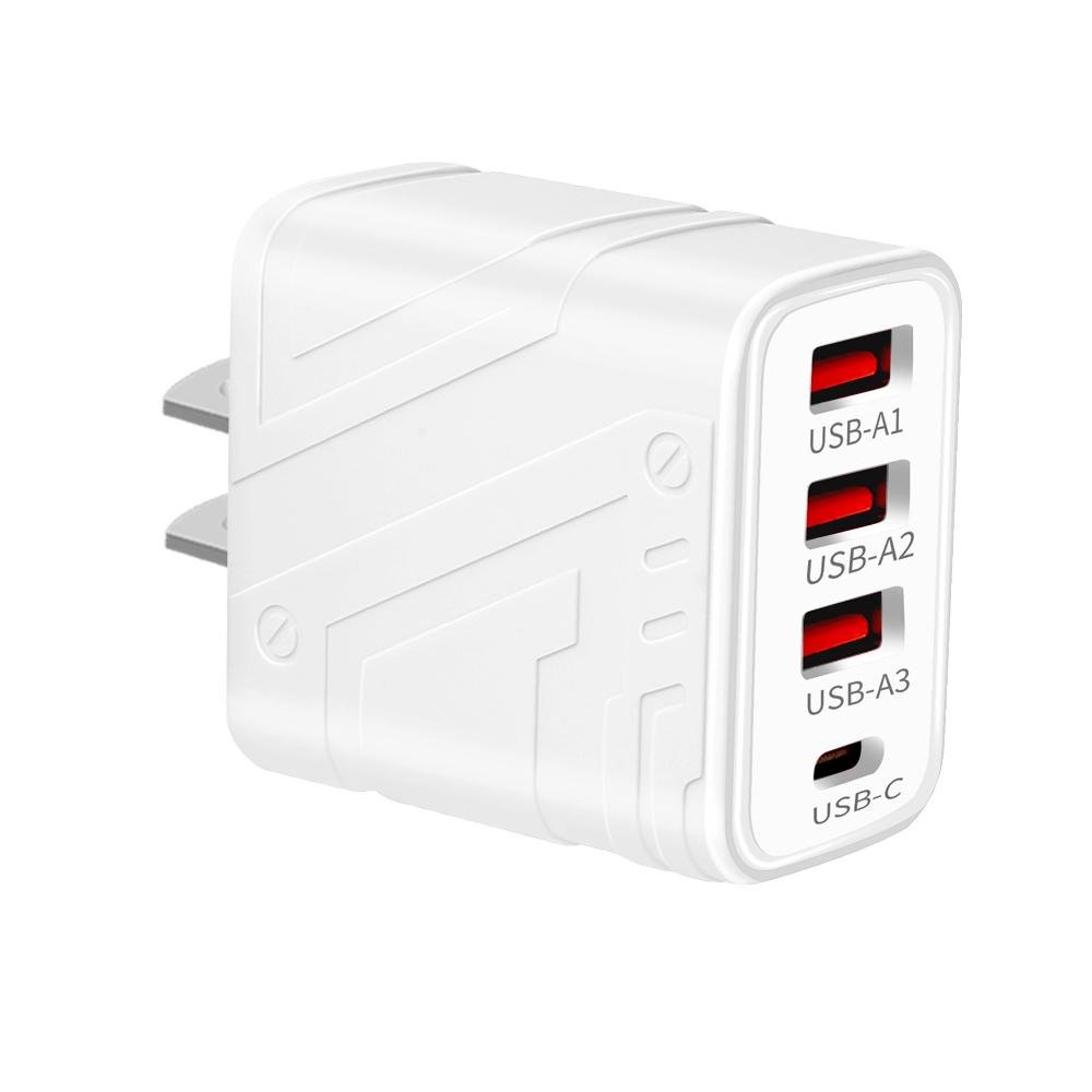 

Зарядное устройство PD USB Type C, высокоскоростное, быстрое, быстрое, зарядное устройство для мобильного телефона, настенный адаптер для iPhone 16, 15, 14, Huawei, Xiaomi, Samsung S23 US Plug белый