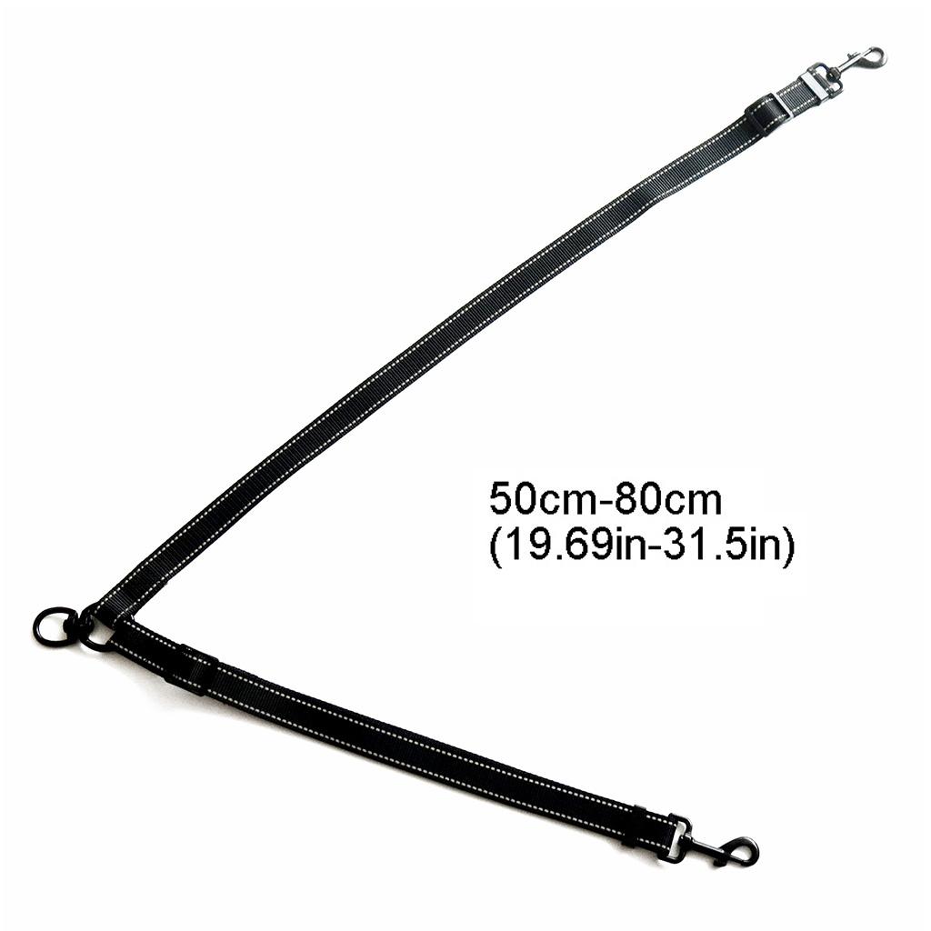 Durable Pet Walking Lead Adjustable Leash for Two Dogs Dog Lead Splitter