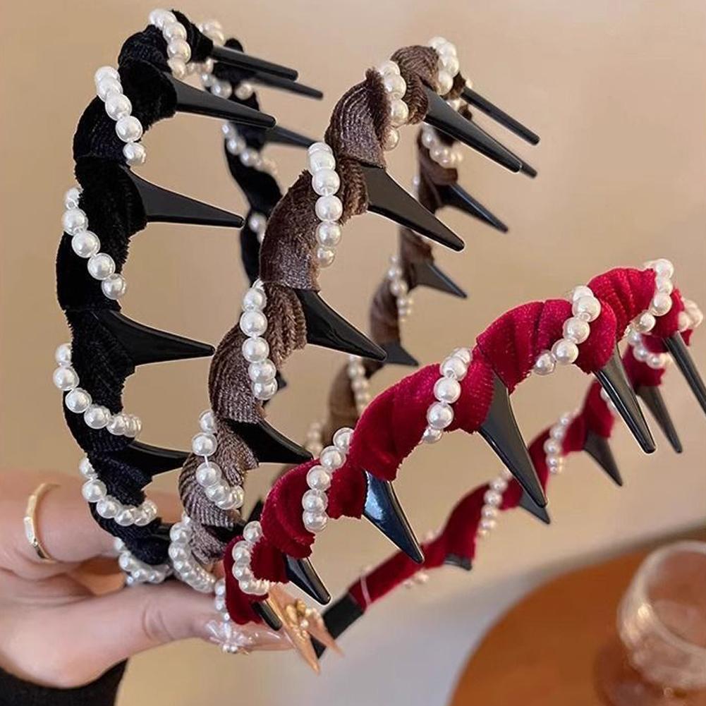 Solid Braided Vintage Soft Elastic Headband for Women Fashion Wide Side Hair Band Hoop Headwear Girls Hairband Hair Accessories