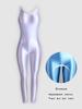 Body da Fitness Scintillante da Donna con Canotta e Leggings 9/10