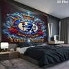 Chelsea F Custom Name Wall Tapestry Aesthetic Wall Hanging Printed Fabric Blanket Decorative Tapestries for Bedroom Living Room Home Decor