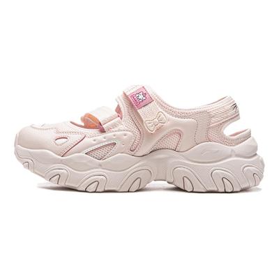 Li Ning Cat Paw SANDAL Cushioning Abrasion Resistant River Trekking Shoes Women's Pink AGUW002-5