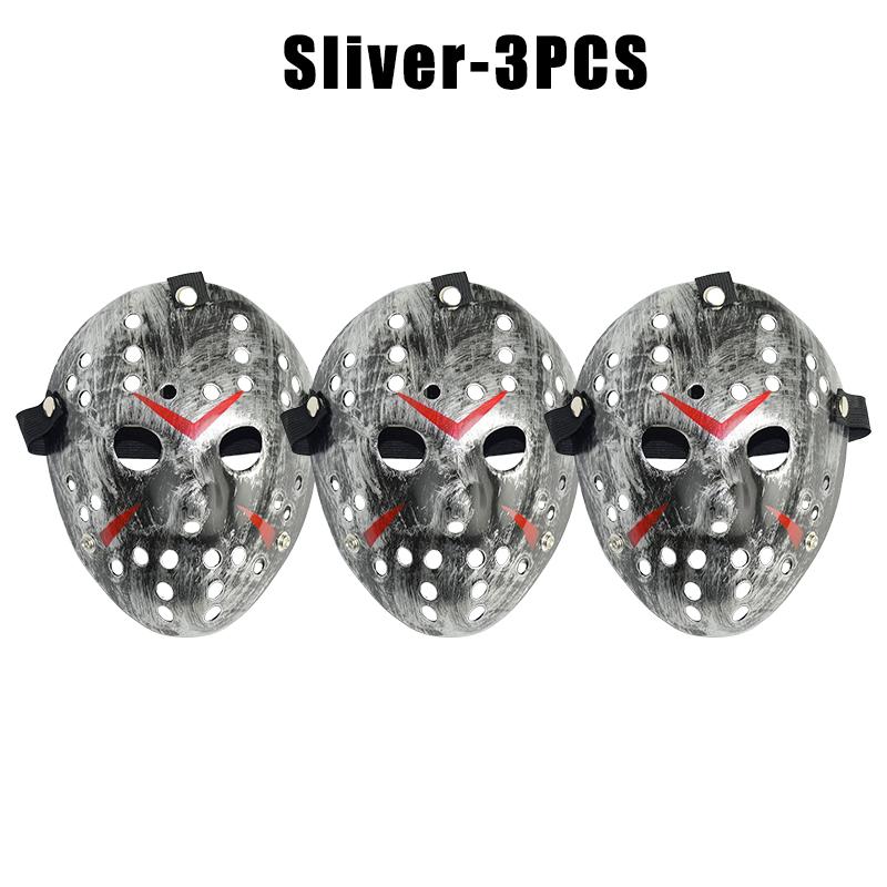 Dual Holiday Horror Mask Resin Terrifying Death Face Halloween Christmas Masquerade Prop Adjustable Haunting Wearable