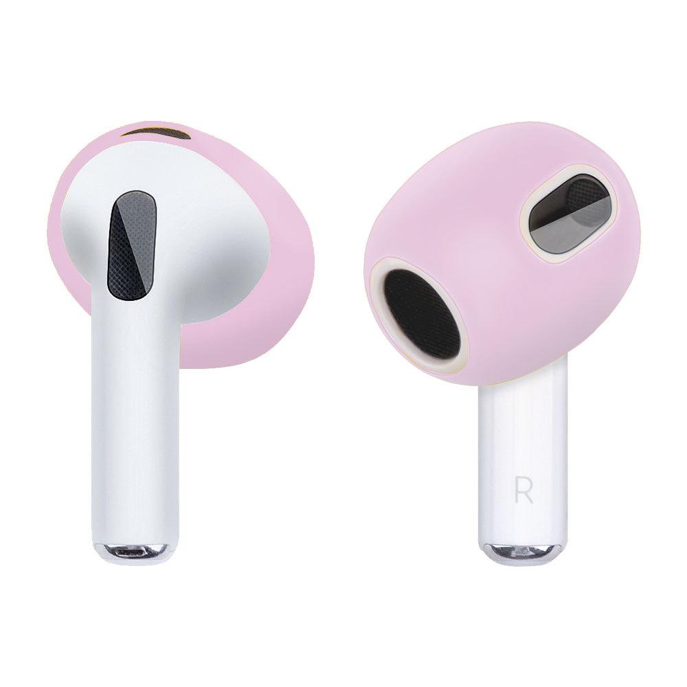 

New For AirPods 3rd Silicone Protective Case Skin Covers Earpads For Apple AirPod 3 Generation Ear Cover Tips Accessories рожевий