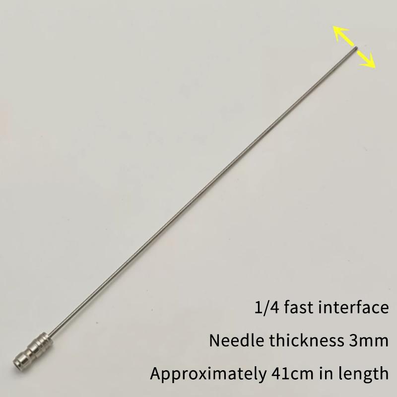 1 pièce Acier Inoxydable Nettoyage Haute Pression Aiguille Buse 1/4" Connexion Rapide Design Fin Pour Nettoyage en Profondeur Réservoirs de Lave-Auto AC