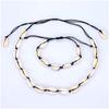 Boho Cowrie Shell Necklace Bracelet Set, Ocean Beach Hawaii Jewelry for Women