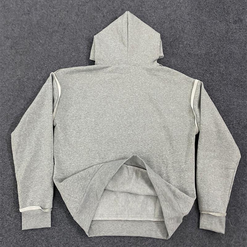 European and American Autumn and Winter Embroidery Retro Street Trend Long Sleeved Hoodie
