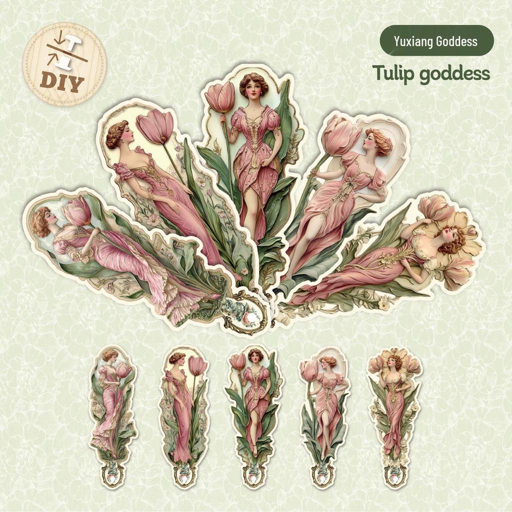 Victoria Retro Fan Bookmark & Cute DIY Stickers for Creative Planners