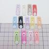 100pcs Rectangle Solid BB Hair Clips for Girls Womens Hairgrips Metal Hair Barrettes Hairpin Hairdressing Stying Accessories