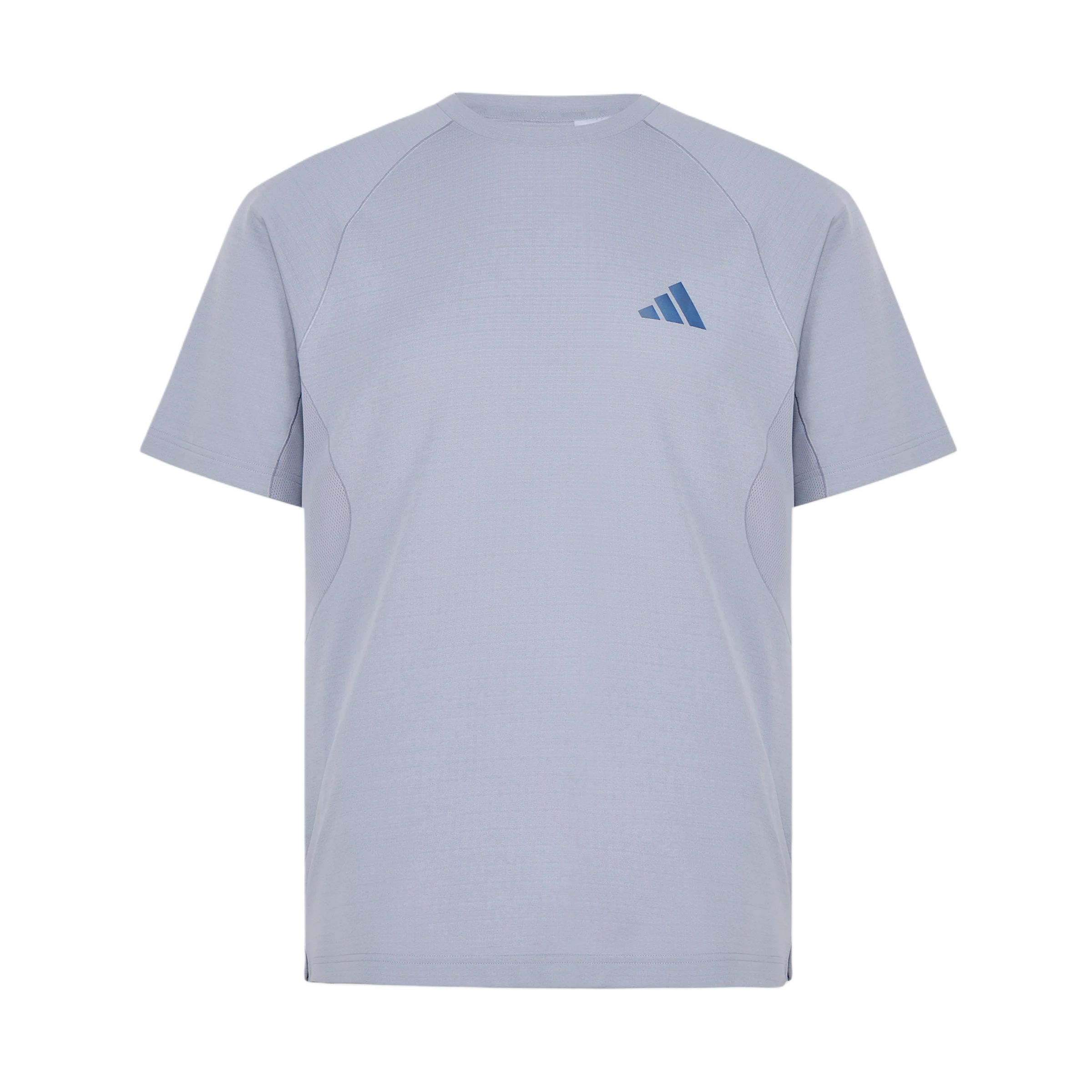 Adidas Stealth 3Bar Cool Breathable High-Intensity Interval Training Sports Round Neck Short Sleeve Quick-Dry T-Shirt Men Tops IA6095 S