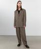 INSILENCE Front Line Wool Pants Ash Brown