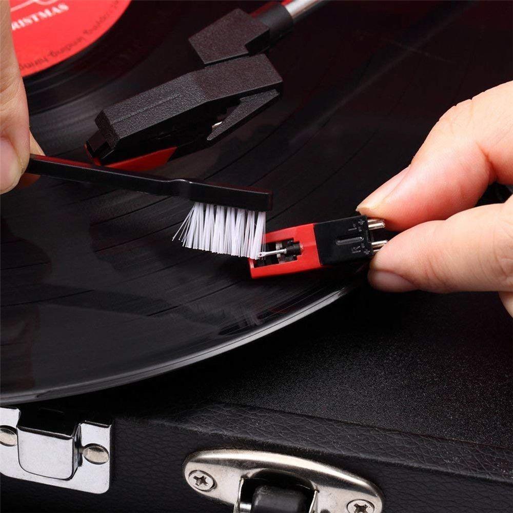 Durable Useful Player Accessory Phonograph Record Player CD / VCD Turntable CD Brush Vinyl Record Dust Brush Cleaning Brush
