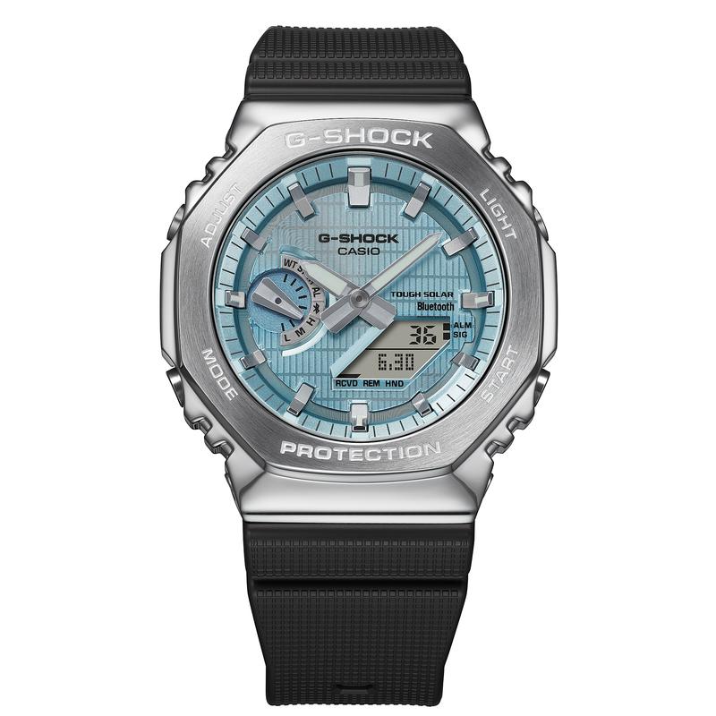 CASIO GBM-2100 series Bluetooth link 200 meters waterproof solar movement same style for men and women black dial GBM-2100A-1A2PRG-SHOCK чёрный