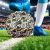 Leicester City FootballPrinted Size 5 Soccer Botball, Anti Slip Adult Match Football Souvenir for Football Fans