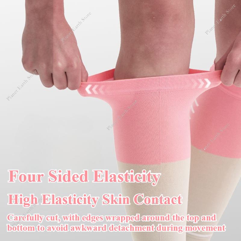 1 Pair Running Athletics Calf Compression Sleeves Knee Pads Protection Sports Safety Unisex Professional Pressure Leg Sleeves