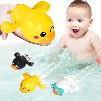 Baby Badespielzeug Kleinkinder Badewannenspielzeug Jungen Mädchen Geschenke Baby Badewanne Pool Wasserspielzeug Niedliches schwimmendes Schwimmentenspielzeug