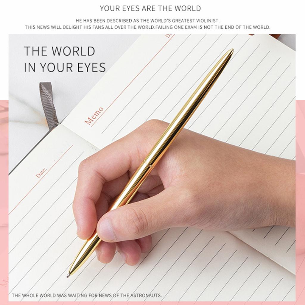 6Pcs Novelty Slim Ballpoint Pen Twist Action Metal Ballpoint Pen 1.0MM Tip Write Smoohtly Signing Pen Guest Sign In Pen