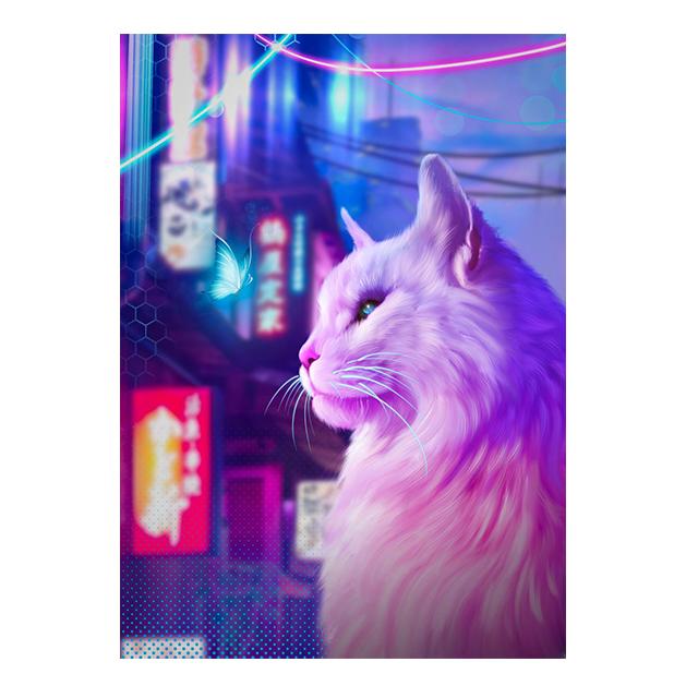 Cyberpunk Cats Duck Bear Fantasy Posters Wall Art Canvas Prints Modern Fashion Animals Paintings Living Room Home Decor Pictures