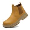 Waterproof Safety Boots Men Indestructible Steel Toe Work Boots Anti-smash Stab-resistant Safety Shoes Biker Botas Para Hombre