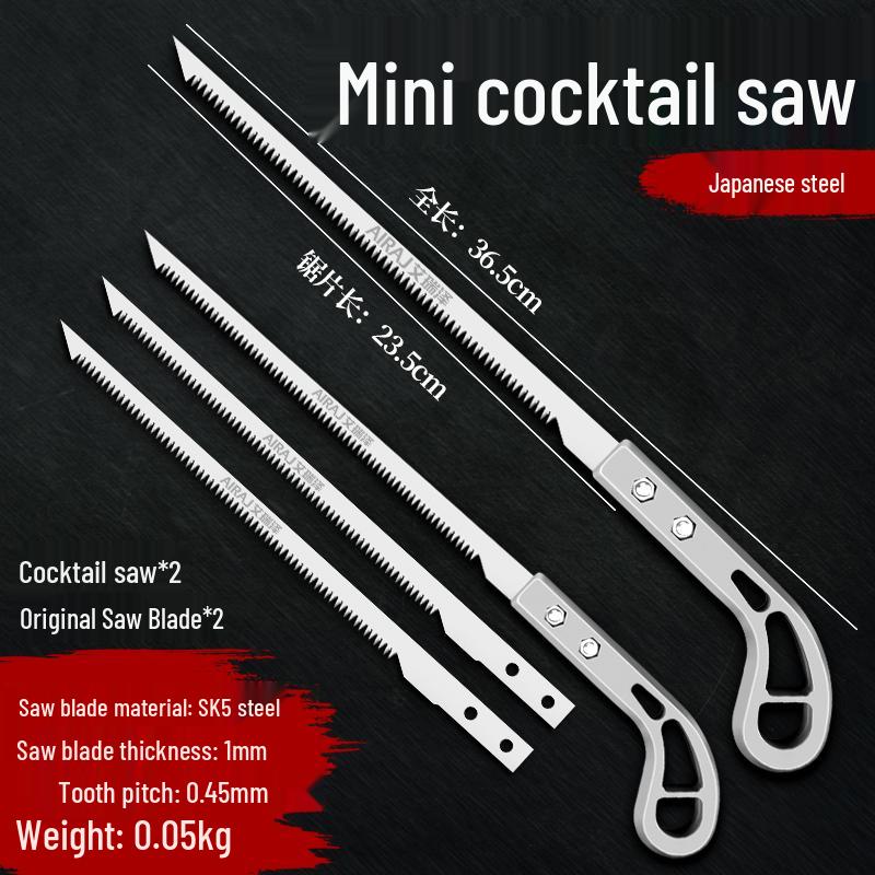 Folding Japanese Quality Fine-Tooth Reciprocating Handsaw for PVC Pipe