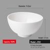 MOLUONA White Melamine Bowls