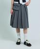 Grove Asha Check Midi Skirt (Gray)