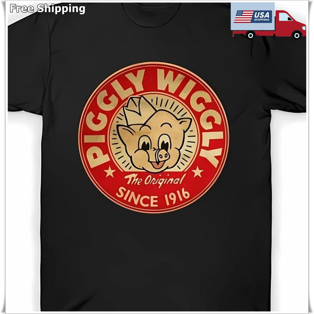 Piggly Wiggly Since 1916 Graphic T-Shirt S-3XL Q8374