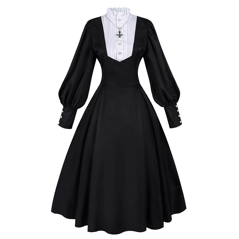 Adult Halloween & Easter Costume: Jesus, Virgin Mary, Nun, Priest Robe for Stage Performance