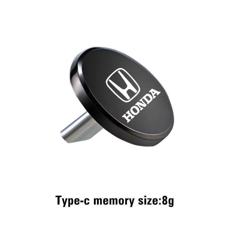 

Автомобільний лазерний значок USB-накопичувач великої ємності USB Type-C U-диск Для Honda Civic Fit Jazz Accord Pilot CRV Odyssey Passport City Shuttle