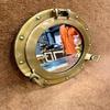 30.48 Cm Brass Porthole, Nautical Porthole Window Wall Mirror Maritime Home Decor Gift Wall Décor