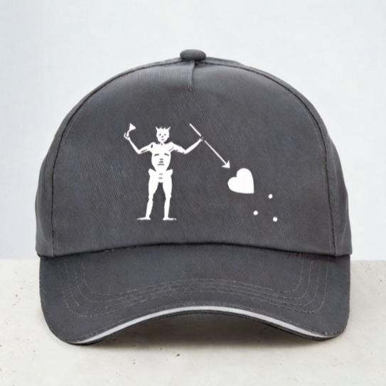 Black Beard Edward Teach Pirate Baseball Cap Summer Unisex Unisex Adjustable Snapback Hat Gorras
